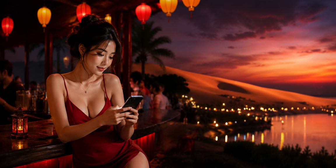 Người dùng tại Mũi Né tham gia lễ hội và trải nghiệm casino di động sôi động