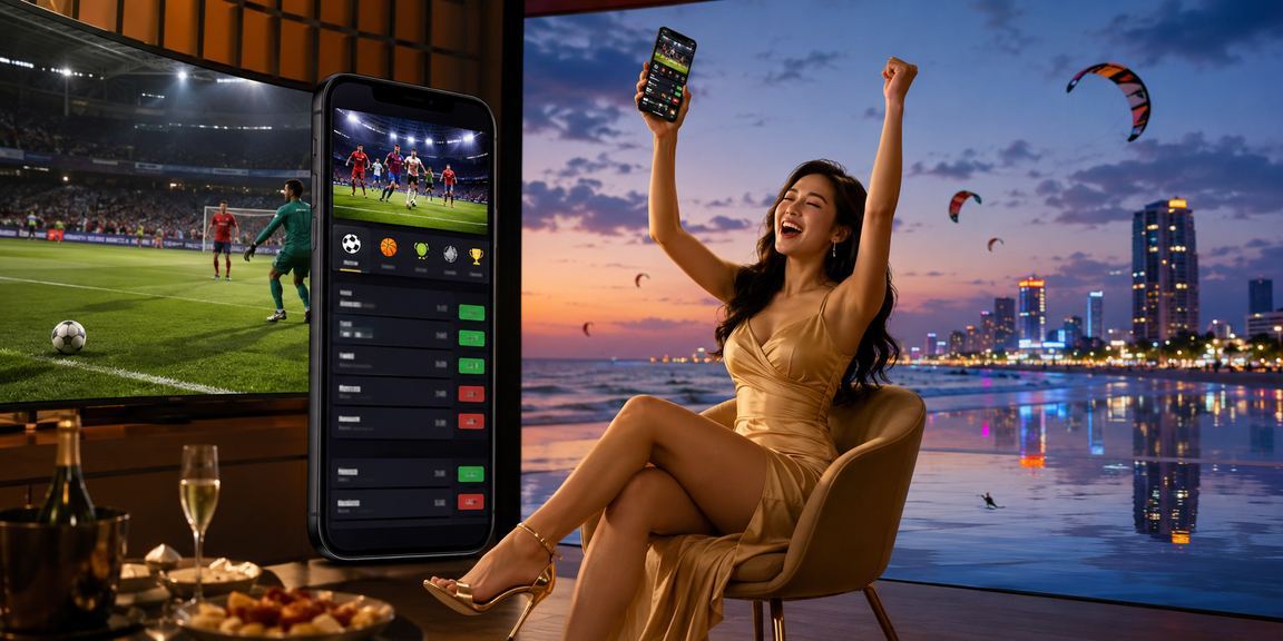 Người dùng tại Mũi Né theo dõi kết quả xổ số trực tuyến trên điện thoại buổi chiều